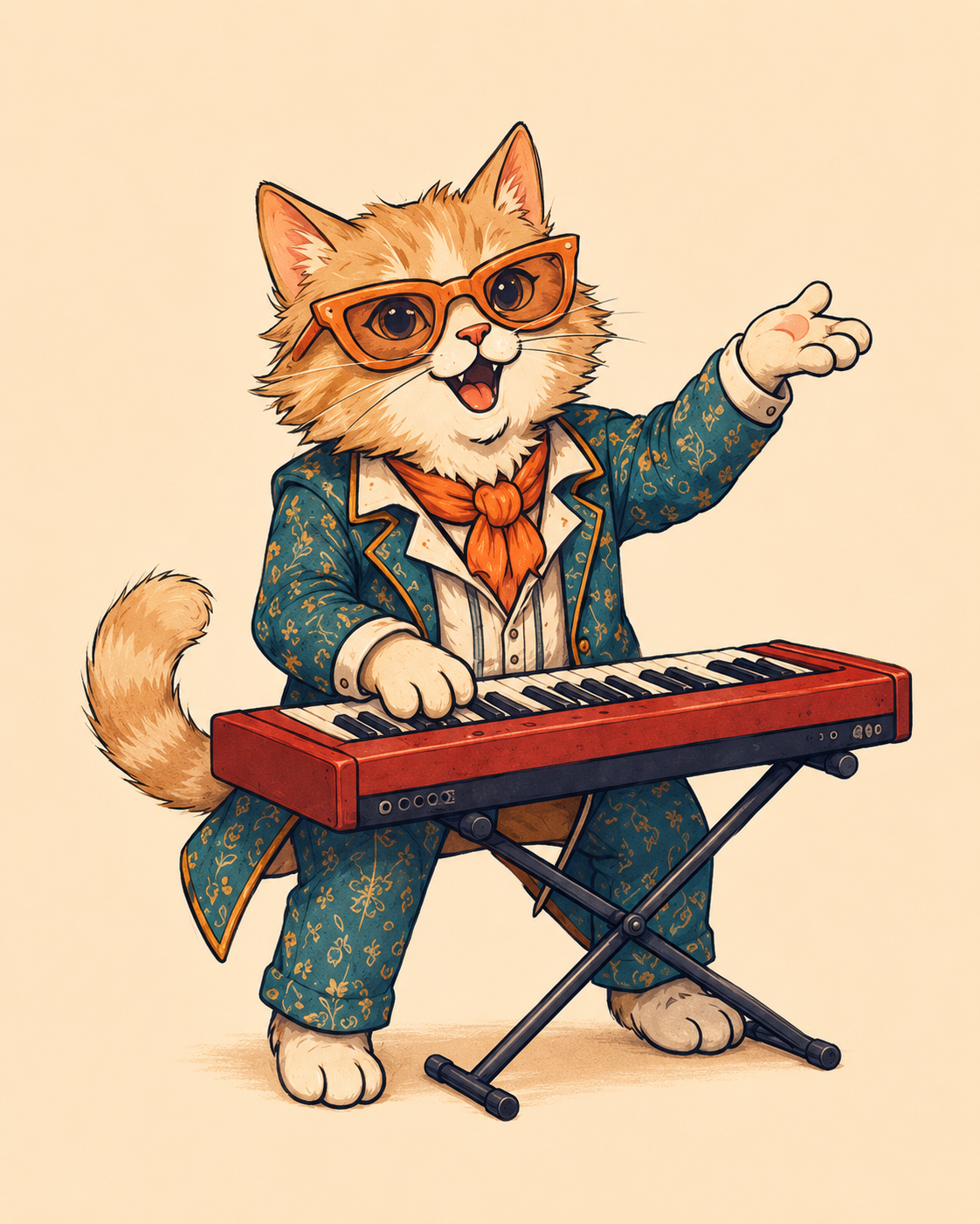 Keys, the keyboard cat